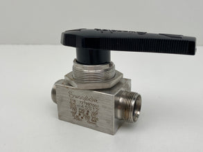 Vanne à bille monobloc en acier inoxydable série 40, 6,4 Cv, raccord de tube Swagelok 3/4 po