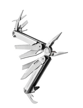 Outil multifonction Leatherman Wave Plus 420HC, lames en acier inoxydable, étui à bouton en nylon - Argenté - Boîte