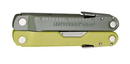 Outil multifonction Leatherman Rebar léger en acier inoxydable 420HC, finition oxyde noir, 189 g, étui noir avec système MOLLE - Boîte