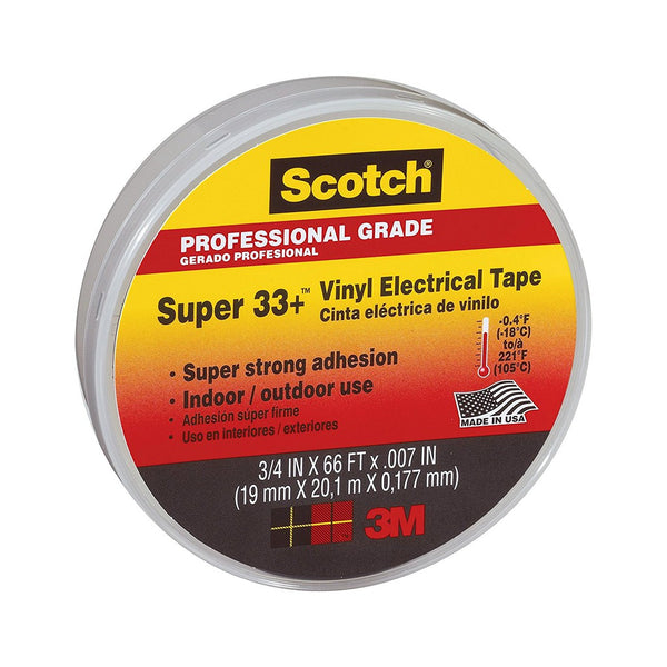 Ruban isolant en vinyle Scotch® Super 33+™