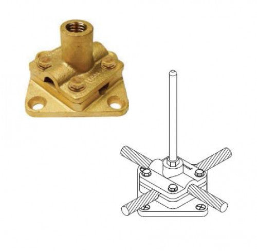 Selle à double embase LDOS 34, filetage 3/4", section de câble 50-70 mm²