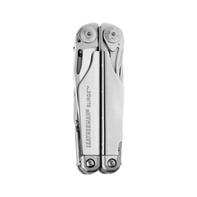 Outil multifonction Leatherman Surge robuste en acier inoxydable 420HC, finition oxyde noir, 2 lames, étui noir MOLLE - Boîte